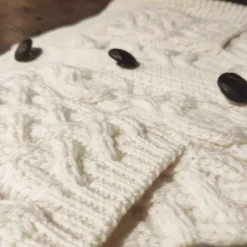 Gilet irlandais crème