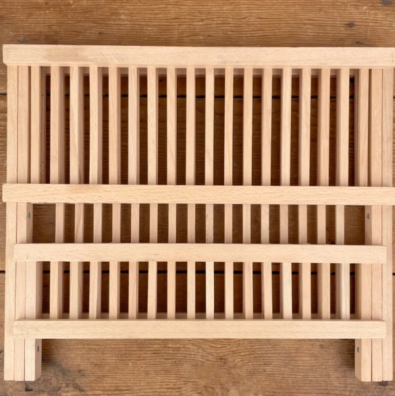 Égouttoir pliant en bois