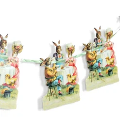 Guirlande en papier lapins