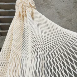 Hamac en polyester recyclé écru