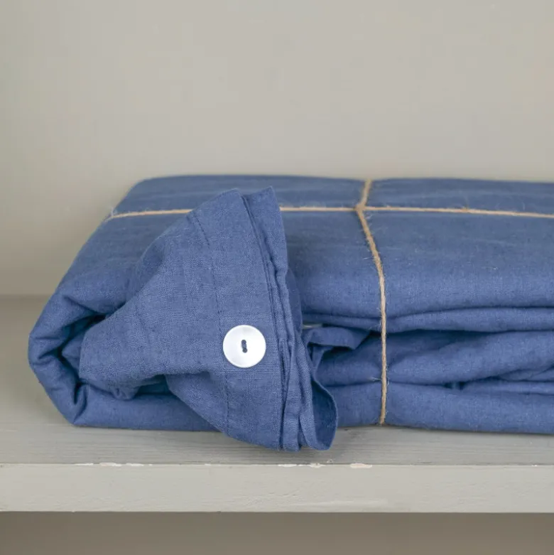 Housse de couette en lin et coton