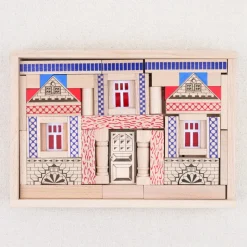 Jeu de construction en bois