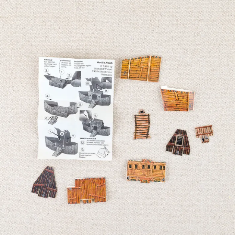 Jeu de construction papier Arche de Noé