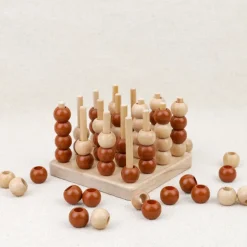 Jeu en bois Tic Tac Toe