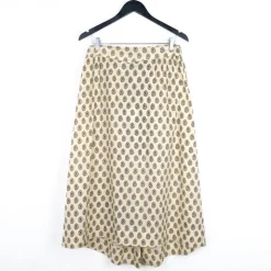 Jupe provençale aubépine beige