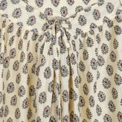 Jupe provençale aubépine beige
