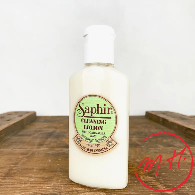 Lait nettoyant cirant cuir Saphir