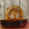 Lot de 6 assiettes plates Lys Duralex - Vermeil