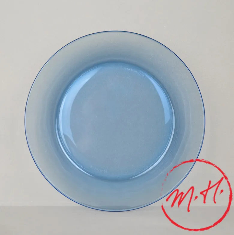 Lot de 6 assiettes plates Lys Duralex - Marine