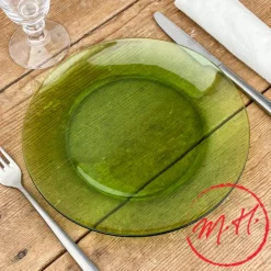 Lot de 6 Assiettes plates Lys Duralex - vert