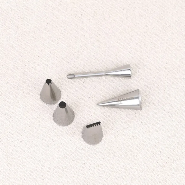 Lot de 5 douilles inox assorties De Buyer
