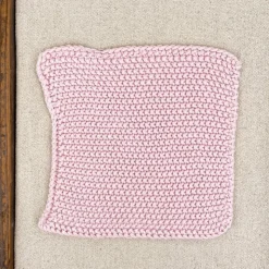 Manique en tricot coloré
