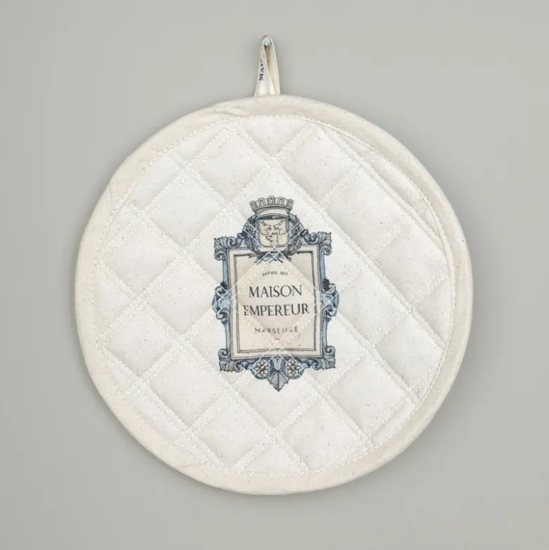 Manique ronde blason Maison Empereur