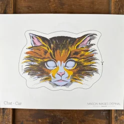 Masques d'animaux à découper