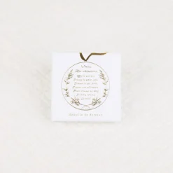 Médaille de berceau voeux de naissance