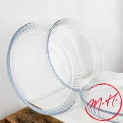 Moule à tarte bords cannelés en verre Pyrex