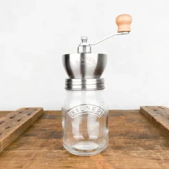 Moulin à café verre et inox