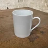 Mug en porcelaine blanche