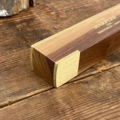 Niveau à bulle en bois de rose et laiton