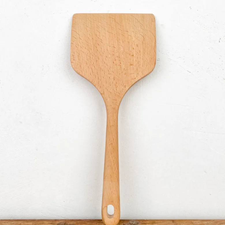 Pelle à poisson en bois