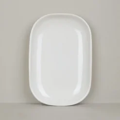 Petit plat en grès naturel