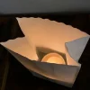 Photophore en papier à décorer