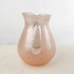Pichet en pâte de verre soufflé 1,6L