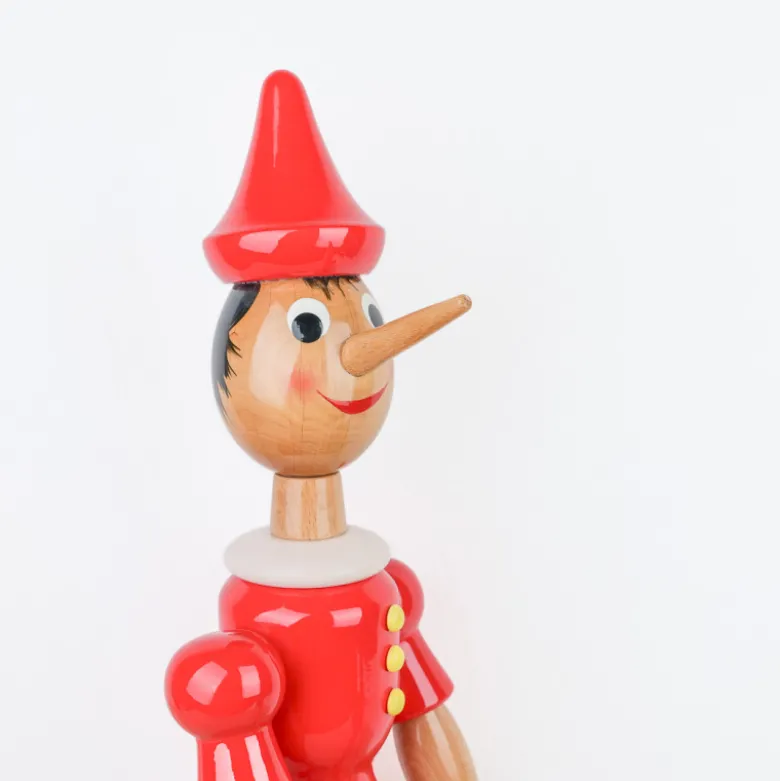 Pinocchio géant en bois articulé 95cm