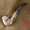 Pipe extra supérieure beige cirée marron