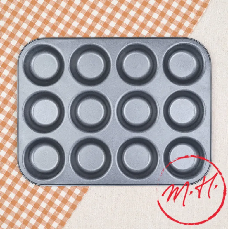 Plaque pour 12 tartelettes De Buyer