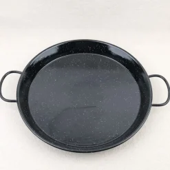 Plat à paella émaillé bas