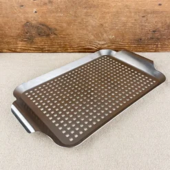 Poêle à griller pour barbecue en inox