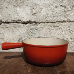 Poêlon en fonte émaillée pour fondue