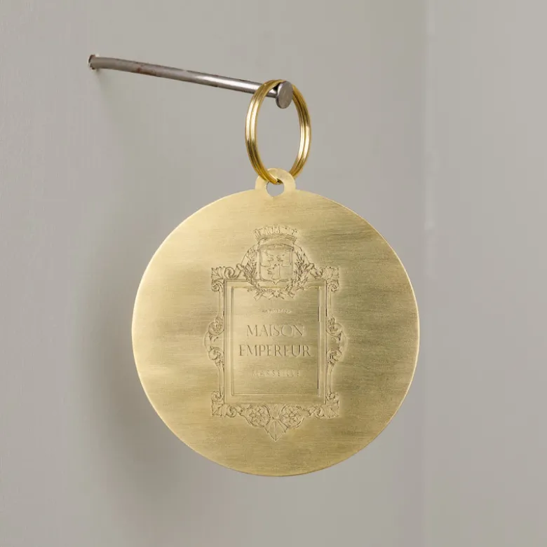 Porte-clé Maison Empereur en Laiton