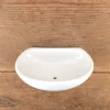 Porte-savon mural en porcelaine
