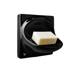 Porte-savon mural en porcelaine