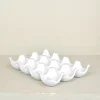 Porte-œufs en porcelaine