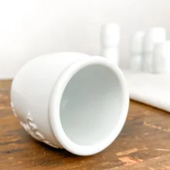 Pot de yaourt en porcelaine
