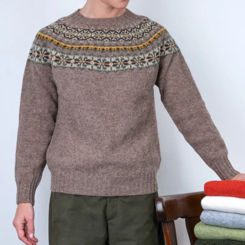 Pull écossais à chevrons 15 couleurs
