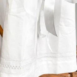Robe de baptême avec béguin et chaussons