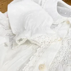 Robe de chambre blanche enfant