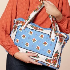 Sac à main Adiana bleu Souleiado