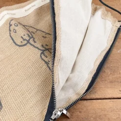 Sac à pommes de terre en jute et coton
