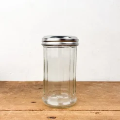 Saupoudreur à sucre en verre et inox 300ml