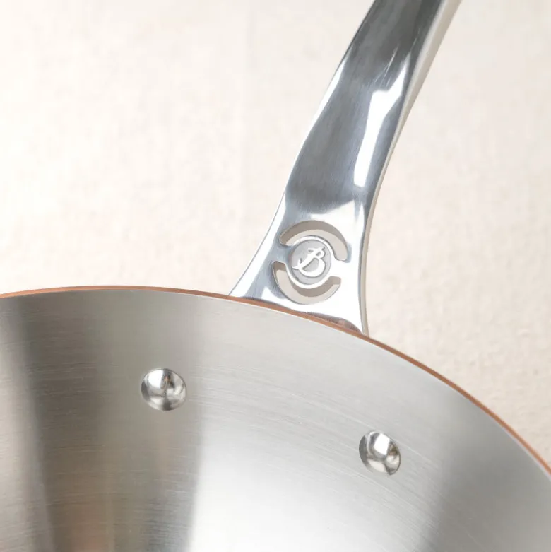 Sauteuse bombée cuivre prima matera induction ø 24cm
