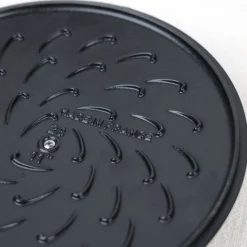 Sauteuse en fonte noir mat