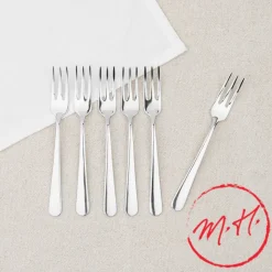 Set de 6 fourchettes à dessert en inox