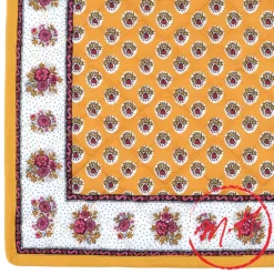Set de table Fleur d'Arles jaune Souleiado
