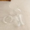Tisanière festonnée en verre borosilicate