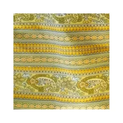 Tissu au mètre "bandes Bonis" jaune